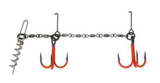 VMC Double Pike Chain UV Orange