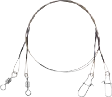 Balzer Stahlvorfach 35cm mit Wirbel